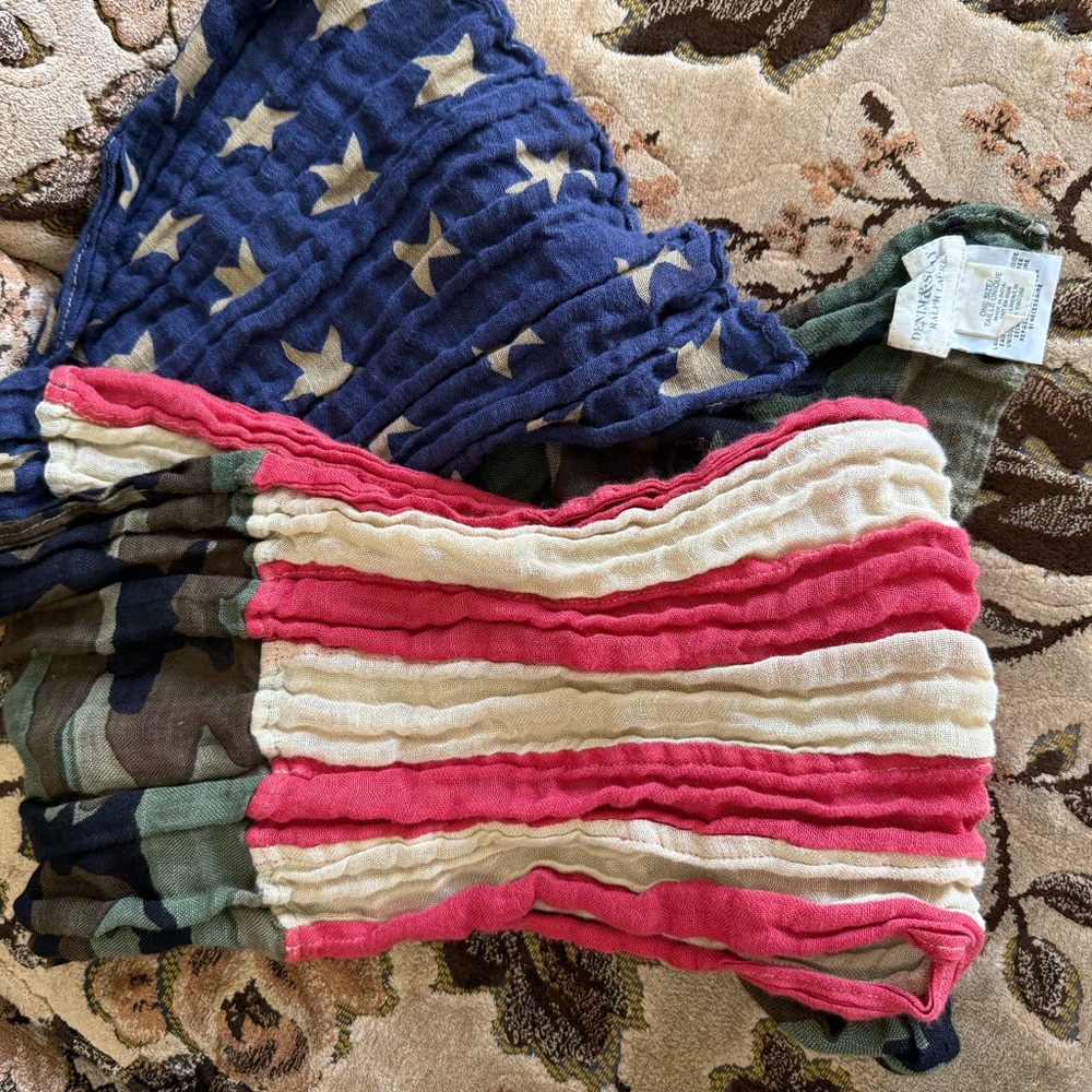 Denim & Supply by Ralph Lauren Patriotic Star and Stripe Scarf